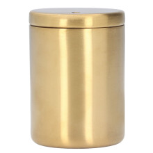 Robuste Zahnstocherhalter aus Edelstahl, 5,5x8cm, goldfarben