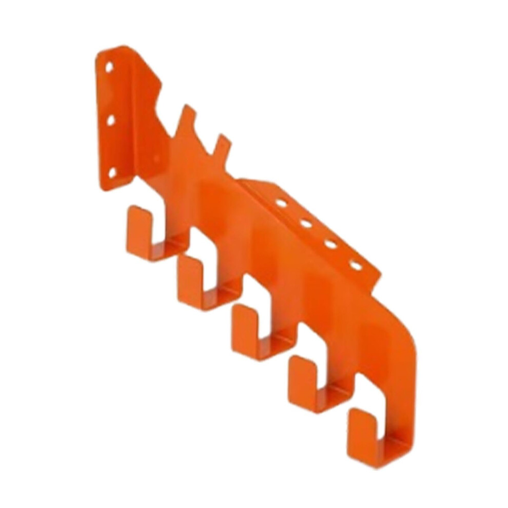 Chain Storage Rack Wall Mounted Tool Organizer With 5 Hooks Rust Resistant Carbon Steel For Garage 9092120613070