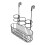 Wall Mounted Storage Shelf Durable Iron Rack for Kitchen Bathroom Space Saving Organizer Black 1