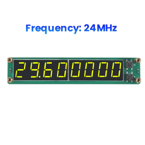 Frequency Meter Module PLJ-8LED-R Frequency Display Measurement 0.1MHz-2400MHz Frequency Display Component Module,B 1
