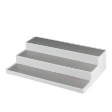 MultiTier Kitchen Shelf Organizer with Stepped Layered Design, Stackable Spice Rack for Cabinets
