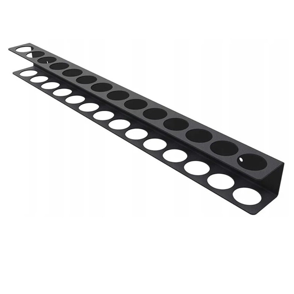 Wall Mounted Tool Organizer Rack For Screwdrivers And Pliers, 14Slot Steel Garage Storage 9092120613353