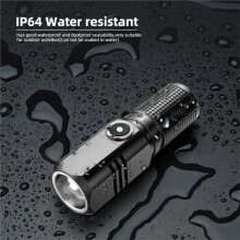 LED Flashlight USB Rechargeable Zoom Aluminum Alloy Flashlight for Outdoor Camping Fishing Hiking Emergency