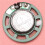 0.25 W 32 Ohm Plastic 12 Magnetic Speaker with 27 mm Diameter Green + Silver 8