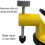 2pcs Adjustable Height Setter-Floor Gaps Fixer Tool, Suction Cup Level Adjustable Screw Scale Knob Tile Leveling Tool 8
