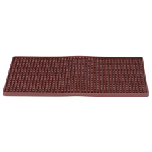 Brown Food Grade Silicone Bar Mat 40x30cm Heat Resistant Durable NonSlip