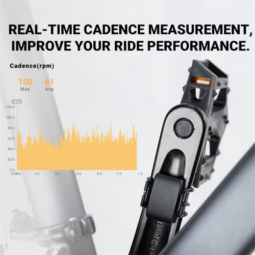 Bicycle Cadence Sensor Bluetooth5.0 ANT IP67 Waterproof Real- Cadence Measurement Improve Cycling Performance 2