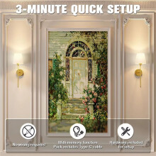 2 Pcs Wall Lights Battery Operated Wall Sconces with Remote RGB Colors Modes Rechargeable Indoor Bedroom Lighting