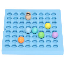 Holz-Puzzle-Brettspiel mit rollenden Kugeln, kinderes Lernspielzeug, ab 3 Jahren