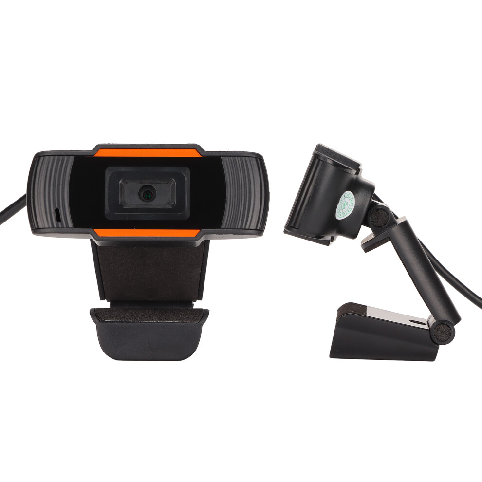 1080P 30Fps Rotatable Usb Webcam With Built-In Mic For Live Streaming Black 4641390441538