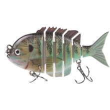 Künstliche 3D-Angelköder, Segment-Swimbait, mehrere-9