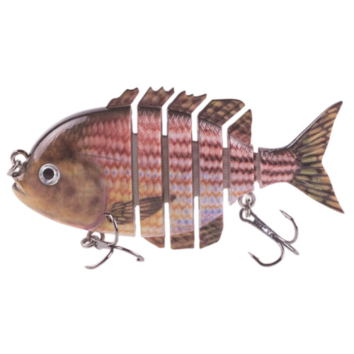 3D Artificial Fishing Lures Segment Swimbait Multiple-19