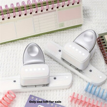 5-Hole Handheld Square Hole Punch, Paper Loose-Leaf Stationery Punch, DIY Diary Binding Office Punch Press