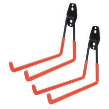 Garage Wall Hooks Heavy Duty Storage Hooks for Tools and Ladders, Orange SpaceSaving Wall Mount