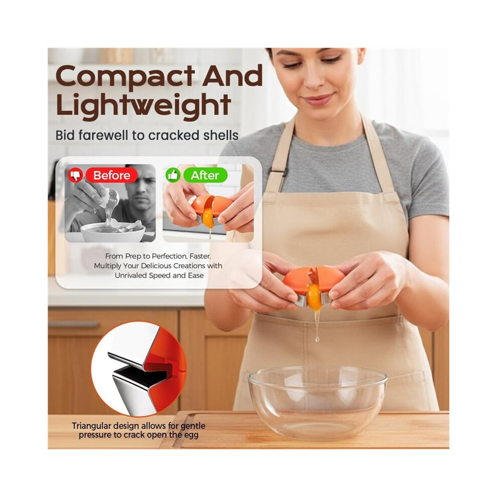 3Pcs Egg Shell Opener, Egg Cracker Tool,Multifunctional Eggs Separator For And Hard Boiled Eggs Peeler Shell Remover 4711177292841