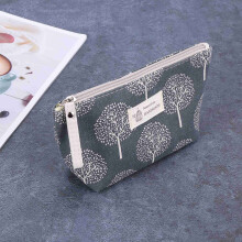Women Plaid Travel Cosmetic Bag Makeup Bags Handbag Female Zipper Purse Small Make Bags Travel Beauty Organizer Pouch Wishing Tree