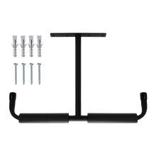 Garage Ceiling Storage Rack 17 Inch Heavy Duty Metal Overhead Organizer for Tools and Sports Equipment