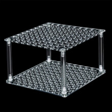 Clear Acrylic Brush Holder 96Hole Paint Brush Organizer for Artists Home Studio Large Capacity