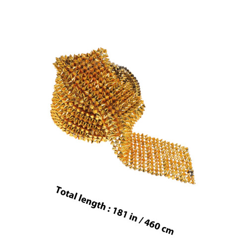 1Rolhandgemaaktegoudenlineboordecoratieplasticrivet 1