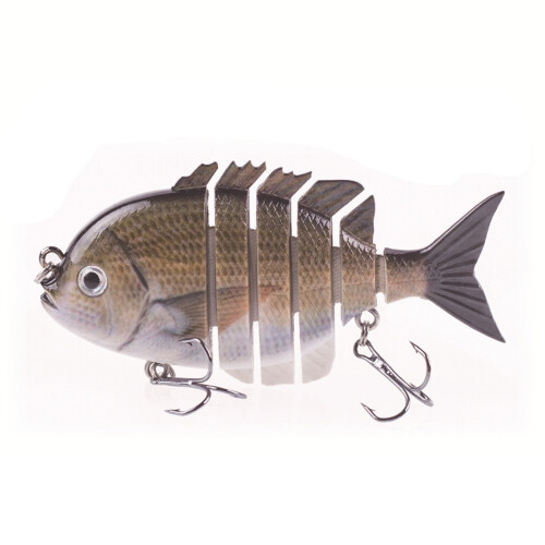 Künstliche Swimbait-Kurbelköder, 3D-langsam sinkende,-3