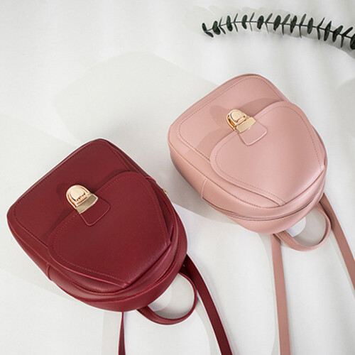Fashion Backpack Multi-Function Small Backpack Women Pu Leather Shoulder Handbags Female Backpack School Bag Pack 1