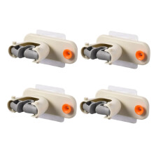 4pcs Self Adhesive Broom and Mop Holder Wall Mounted Organizer with AntiSlip Grip for Kitchen Bathroom Garage
