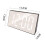 LED Mirror Alarm Clock Digital Snooze Table Clock Wake  Light  Temperature Display Home Decoration Clock Red 4