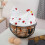 White Ceramic Iron Fruit Storage Basket 19.522cm Kitchen Decor 1