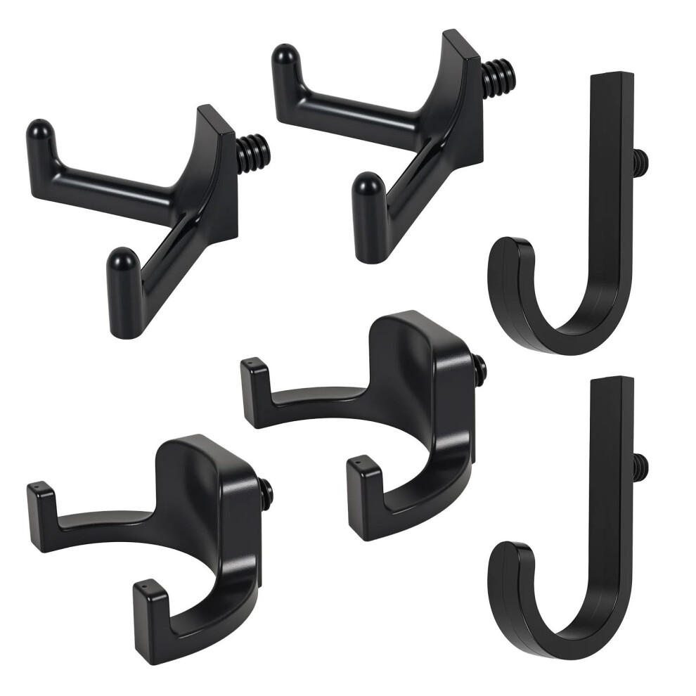 Tool Storage Hooks Set 6 Pcs Heavy Duty Garage Organizer For Shed And Garden Spacesaving Hangers 9092120613971