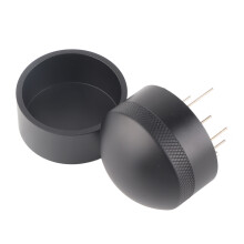Handgefertigter Aluminiumlegierung-Kaffeeverteiler 51 mm für Zuhause, Schwarz