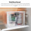 Lockable Fridge Storage Box with 3 Digit Combination Lock, Transparent Durable Plastic Snack Organizer 2