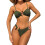 Ensemble bikini deux pièces pour femmes, ensemble-Vert armée M 1