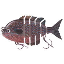 Leurres de pĂȘche artificiels 3D, Segment Swimbait, plusieurs-17
