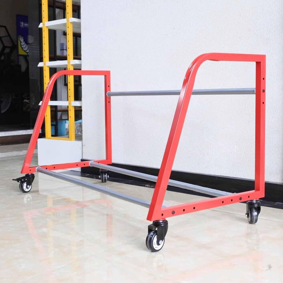 Adjustable Width Tire Storage Rack With 360 Universal Wheels, Heavy Duty Wall Mount Holder For Garage 9455672136501