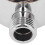 Simple Install Brass Shower Adapter Chrome G1/2 Wall Mounted Connector 4