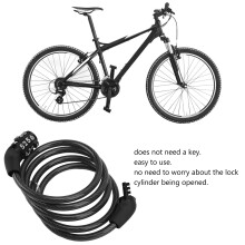 4-Zahlen Kabel-Fahrradschloss Diebstahlschutz