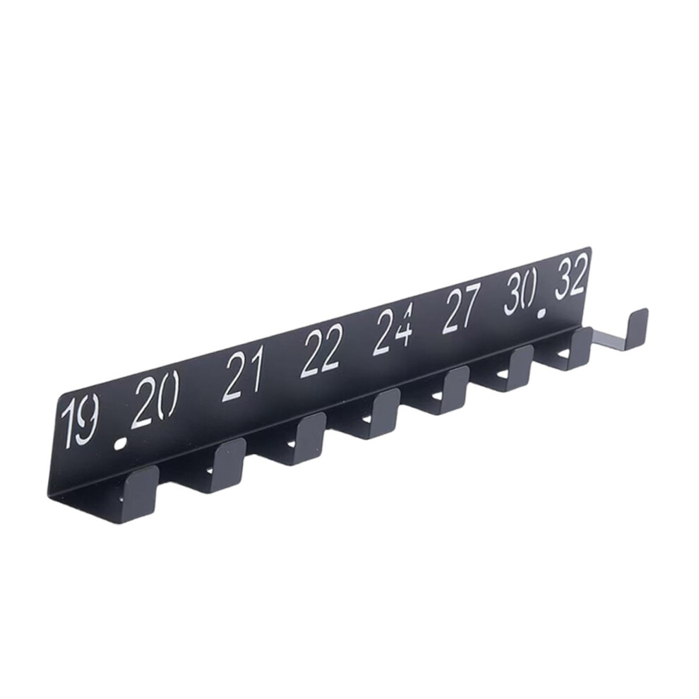 Heavy Duty Wall Mounted Wrench Organizer With Numbered Hooks, Metal Tool Rack For Garage Storage 9092120614305