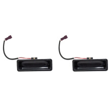 2X Auto Kofferraum Schloss Druck Knopf Griff Schalter für -5 Series E39 E60 E61 51248168035