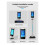 Intelligent Biometric Fingerprint  Attendance Machine 5000 Users 5In Touch Lcd 2MP Camera  Attendance B 4