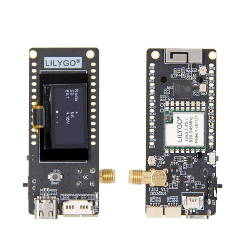 LILYGO T3S3-LR1121/2.4G V1.2 ESP32-S3 LoRa2.4G SX1280 Equipado com Módulo de Placa de Desenvolvimento OLED de 0,96 Polegadas 2
