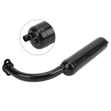 Schwarzes Stahllegierungs-Auspuffrohr für 2-Takt 49cc-80cc Motorräder