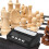 6X Chess Clock, Digital Chess Timer & Game Timer, 3-In-1 Multipurpose Portable Professional Clock Black 2