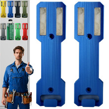 Magnetic Aerosol Can Holder with Powerful Grip, Wall Mount Spray Can Organizer for Garage, Blue