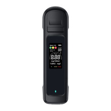 Non-Contact Alcohol with LED Display Screen Memory Function 50 Groups Data Storage for Personal Black