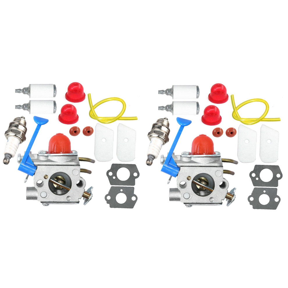 2X Carburetor Gaskets Filters Kit For 124L 125L 125Ld 128C 128Cd 128L 128Ld 128R Trimmer 4711017214286