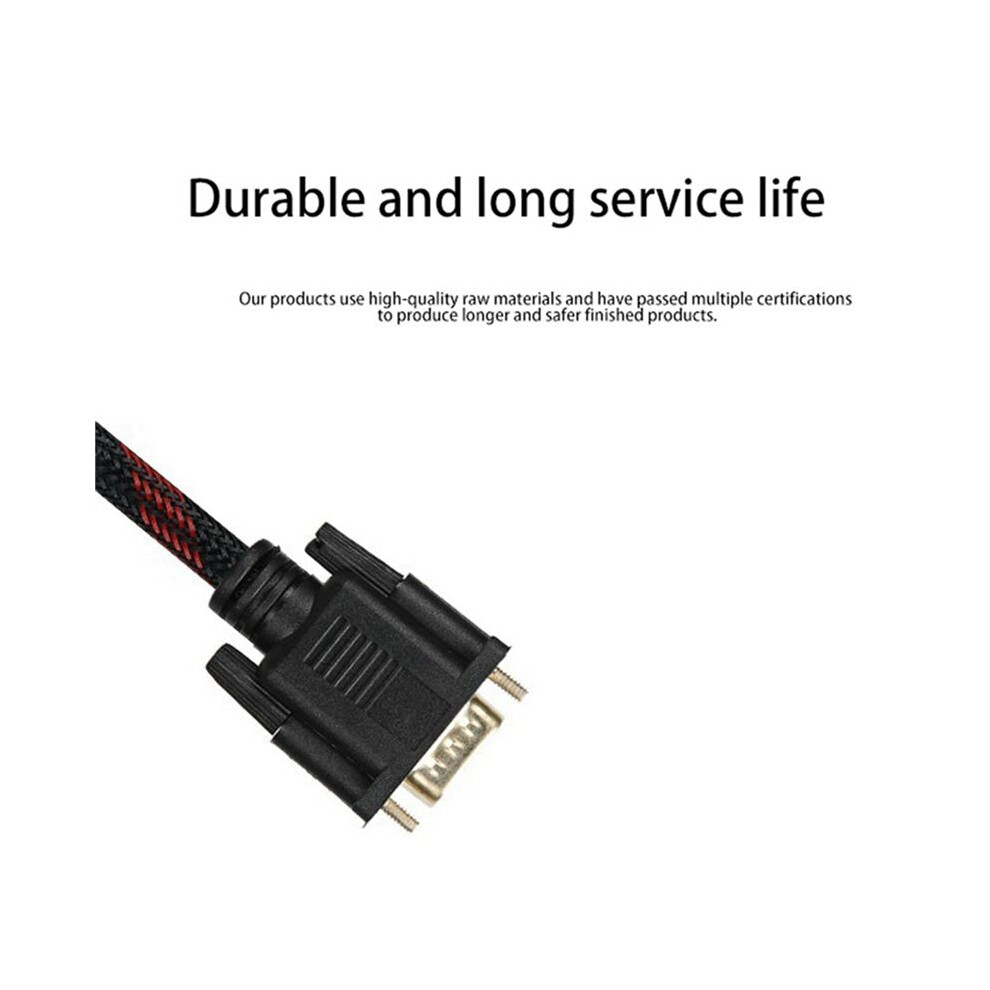 3X Adapter Cable,Rca Cable Rca Audio Cable Vga To Av Cable 15 Pin To 3 Rca Audio Av Cable Adapter For Hdtv Pc Dvd,5Ft 4712228396402