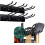 2 Pack Heavy Duty Garage Tool Organizer Wall Mount Rack with Hooks, Space Saving 200 lbs Capacity 1