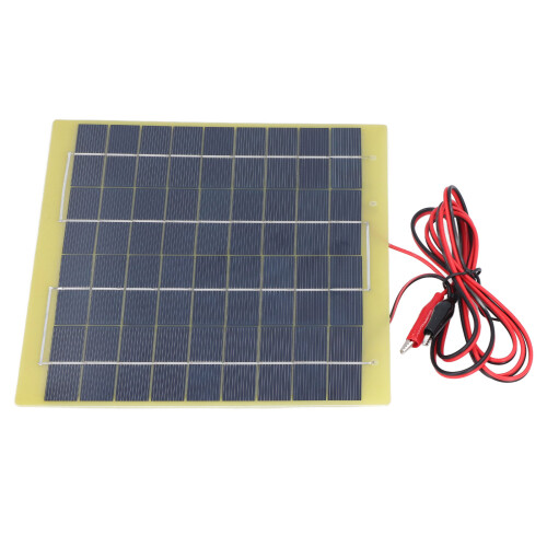 Lightweight Solar Panel 5W 18V for 12V Battery Charging in Low Light 2