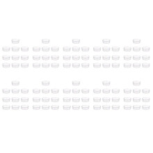 100 Pcs. 35mm x 10mm Sterile Plastic Petri Dishes with Lid for LB Plate Yeast (Transparent Color)
