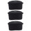 3X Universal Insert Partition Padded Camera Bag Shockproof Sleeve Cover for Dslr Slr Camera(Black) 1